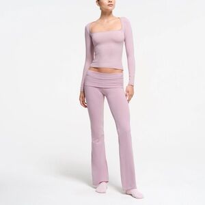 SKIMS Scoop Neck Long Sleeve Top